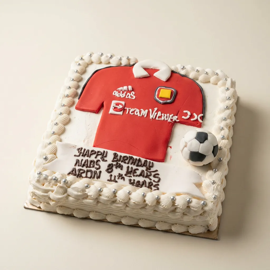 Soccer Jersey Sports Birthday Cake