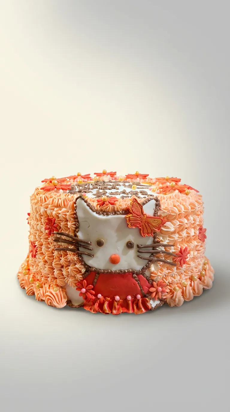 Hello Kitty Coral Dream Cake
