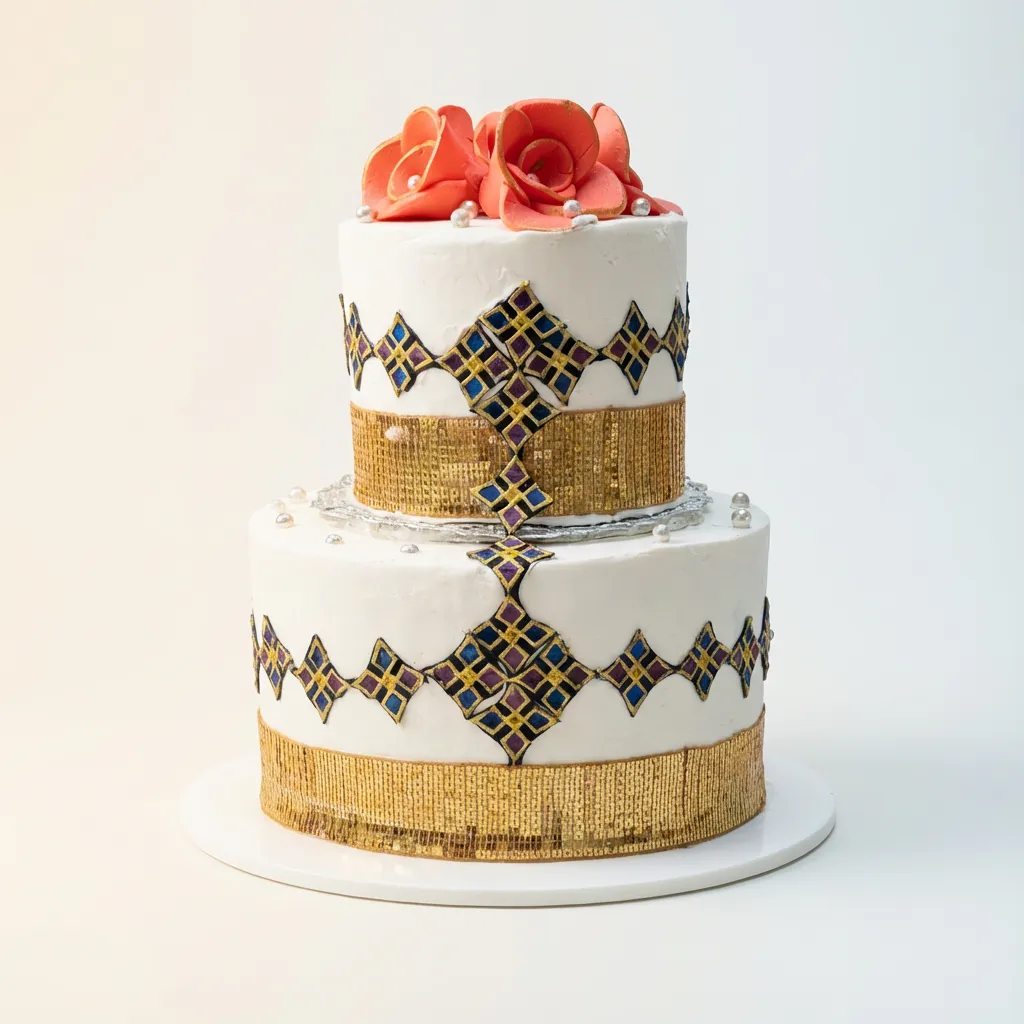 Royal Ethiopian Cross Heritage Cake