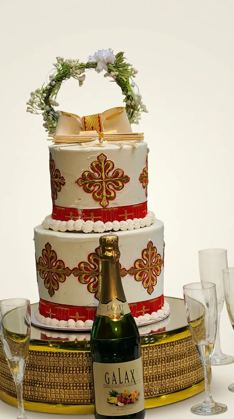 Traditional Habesha Celebration Cake